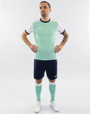 JAKO Shirt Dynamic korte mouw - munt/wit/marine