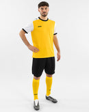 JAKO Shirt Dynamic korte mouw - geel/wit/zwart