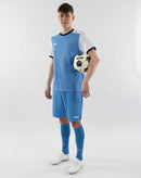 JAKO Shirt Dynamic korte mouw - hemelsblauw/wit/marine