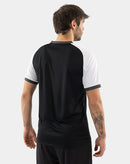 JAKO Shirt Dynamic korte mouw - zwart/wit/antraciet