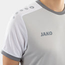 JAKO Shirt Dynamic korte mouw - lichtgrijs/wit/steengrijs
