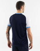 JAKO Shirt Dynamic korte mouw - marine/wit/hemelsblauw