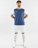 JAKO Shirt Dynamic korte mouw - nachtblauw/wit/lichtgrijs