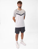 JAKO T-shirt Iconic - wit/zachtgrijs