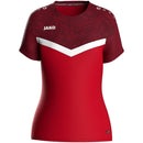 JAKO T-shirt Iconic - rood/wijnrood