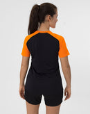 JAKO T-shirt Iconic - zwart/fluo oranje