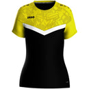 JAKO T-shirt Iconic - zwart/zachtgeel