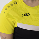 JAKO T-shirt Iconic - zwart/zachtgeel