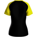 JAKO T-shirt Iconic - zwart/zachtgeel