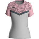 JAKO T-shirt Iconic - zachtgrijs/antiek roze/anthra light