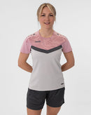 JAKO T-shirt Iconic - zachtgrijs/antiek roze/anthra light