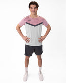 JAKO T-shirt Iconic - zachtgrijs/antiek roze/anthra light