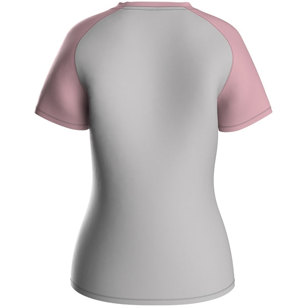 JAKO T-shirt Iconic - zachtgrijs/antiek roze/anthra light