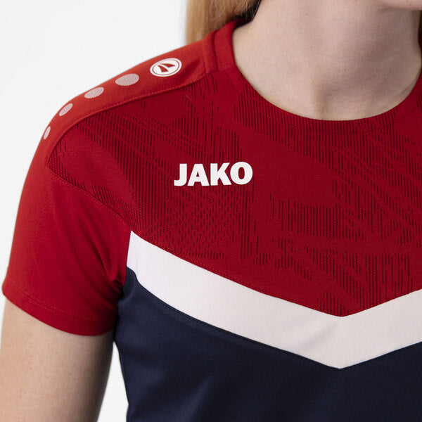 JAKO T-shirt Iconic - marine/chillrood