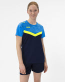 JAKO T-shirt Iconic - marine JAKO-blauw/fluogeel