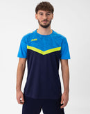 JAKO T-shirt Iconic - marine JAKO-blauw/fluogeel