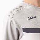 JAKO Polo Iconic - wit/zachtgrijs
