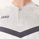 JAKO Polo Iconic - wit/zachtgrijs