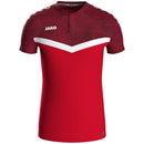 JAKO Polo Iconic - rood/wijnrood