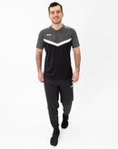 JAKO Polo Iconic - zwart/antraciet