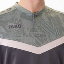 JAKO Polo Iconic - zachtgrijs/mintgroen/anthra light
