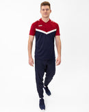 JAKO Polo Iconic - marine/chillrood