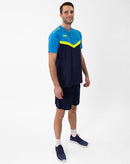 JAKO Polo Iconic - marine JAKO-blauw/fluogeel