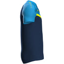 JAKO Polo Iconic - marine JAKO-blauw/fluogeel