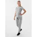 JAKO Joggingbroek Base Dames - lichtgrijs gemeleerd