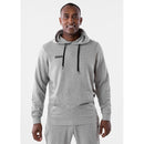 JAKO Sweater met kap Base - lichtgrijs gemeleerd