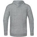 JAKO Sweater met kap Base - lichtgrijs gemeleerd