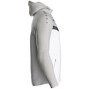 JAKO Jas met kap Iconic - wit/zachtgrijs