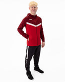 JAKO Jas met kap Iconic - rood/wijnrood