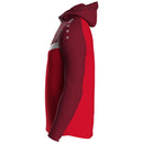JAKO Jas met kap Iconic - rood/wijnrood