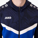 JAKO Jas met kap Iconic - royal/marine