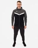 JAKO Jas met kap Iconic - zwart/antraciet