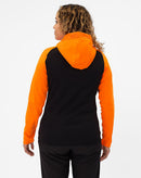 JAKO Jas met kap Iconic - zwart/fluo oranje