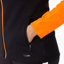 JAKO Jas met kap Iconic - zwart/fluo oranje