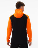 JAKO Jas met kap Iconic - zwart/fluo oranje