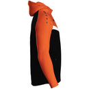 JAKO Jas met kap Iconic - zwart/fluo oranje