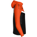 JAKO Jas met kap Iconic - zwart/fluo oranje