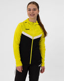 JAKO Jas met kap Iconic - zwart/zachtgeel