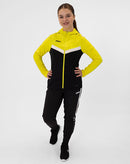 JAKO Jas met kap Iconic - zwart/zachtgeel