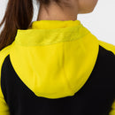 JAKO Jas met kap Iconic - zwart/zachtgeel