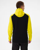 JAKO Jas met kap Iconic - zwart/zachtgeel