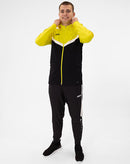 JAKO Jas met kap Iconic - zwart/zachtgeel