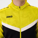 JAKO Jas met kap Iconic - zwart/zachtgeel