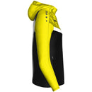 JAKO Jas met kap Iconic - zwart/zachtgeel