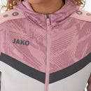 JAKO Jas met kap Iconic - zachtgrijs/antiek roze/anthra light