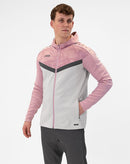 JAKO Jas met kap Iconic - zachtgrijs/antiek roze/anthra light